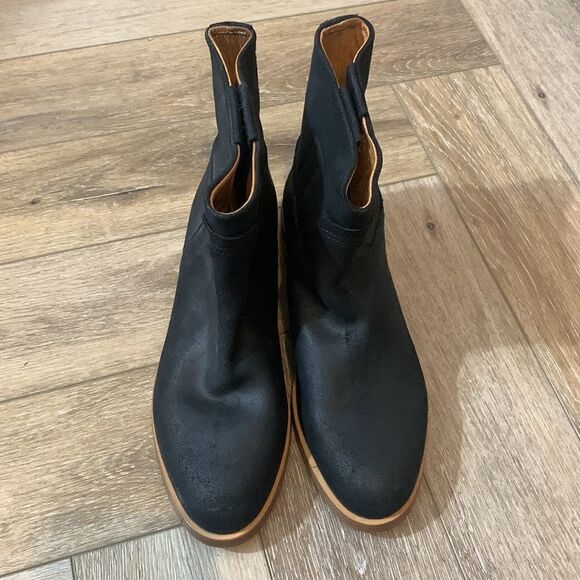 Rag & Bone Holly Suede Flat Ankle Boots - Picture 3 of 7